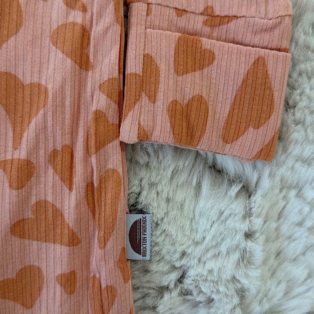 Bamboo Brixton Phoenix Heart Zippy Size 0/3 Months - Picture 3 of 5